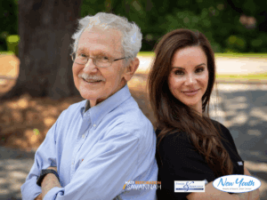 Holly Wade and Dr E Ronald Finger at Hair Restoration Savannah
